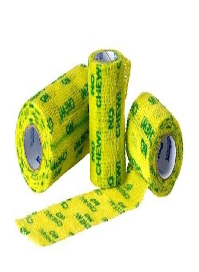 Andover Petflex 3-inch No Chew Yellow Pet Bandage Wrap 5-Yards